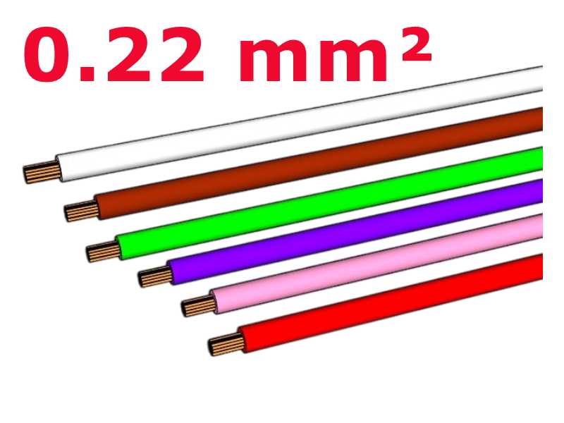 Autovodiče FLRY 0,22 mm²