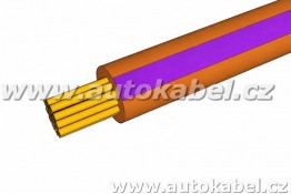 Autovodič FLRY-B 0,75 mm² hnědý / fialový