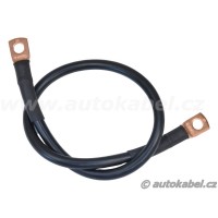 Silnoproudý propojovací kabel FLRY-B 25 mm² černý - 50 cm /M8+M8