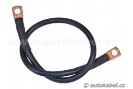 Silnoproudý propojovací kabel FLRY-B 25 mm² černý - 100 cm /M8+M8