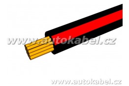 Autovodič FLRY-B 1,5 mm² černá/rudá