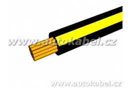 Autovodič FLRY-B 1,0 mm² černý/žlutý