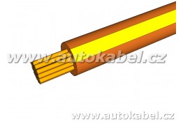 Autovodič FLRY-B 0,50 mm² hnědý / žlutý