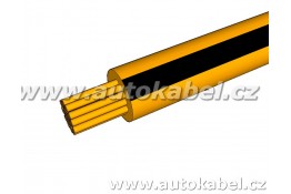Autovodič FLRY-B 1,0 mm² oranžový/černý