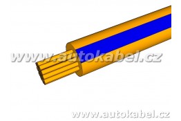 Autovodič FLRY-B 1,0 mm² oranžový/modrý