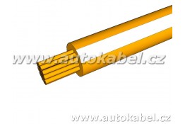 Autovodič FLRY-B 1,0 mm² oranžový/bílý