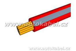 Autovodič FLRY-B 0,50 mm² rudý/šedý