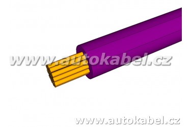 Autovodič FLRY-B 1,0 mm² , fialový.