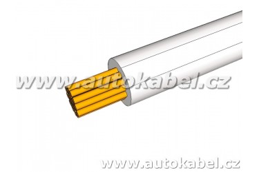 Autovodič FLRY-B 1,0 mm² bílý
