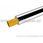 Autovodič FLRY-B 1,0 mm² bílý/černý