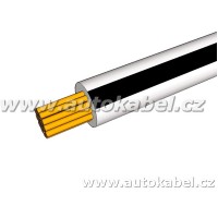 Autovodič FLRY-A 0,35 mm² bílý/černý