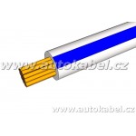 Autovodič FLRY-B 1,0 mm² bílý / modrý. Autovodič FLRY-B 1,0 mm² bílý / modrý.