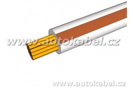 Autovodič FLRY-B 1,5 mm² bílý / hnědý