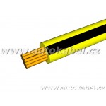 Autovodič FLRY-B 1,0 mm² žlutý/černý
