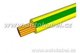 Autovodič FLRY-B 1,5 mm² žlutý/zelený