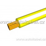Autovodič FLRY-B 1,0 mm² žlutá/bílá