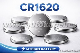 Knoflíková lithiová baterie typ CR1620