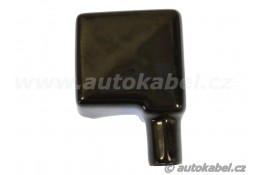 PVC krytka svorky autobaterie, černá, pravá