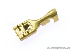 Objímka plochá 4.8 pro vodič 1,5mm2 s jazýčkem