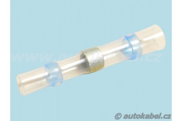 Kabelová spojka modrá, smršťovací a letovací do 2,5 mm²