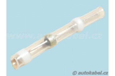 Kabelová spojka bílá, smršťovací a letovací do 0,5 mm²