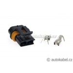 Konektor Delphi  MP630, 2 pin, dutinky, sada, typ B, 12033769. 