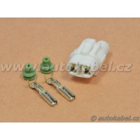 Konektor SUMITOMO 2F pin, sada s kontakty.  