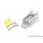 Konektor SUMITOMO 2pin, pro solenoid kompresoru, sada.  
