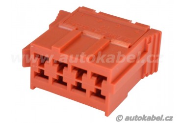 Konektor TE 8F, 8 pin - rudý
