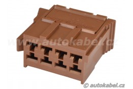 Konektor TE 8F, 8 pin - hnědý
