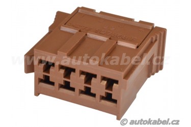 Konektor TE 8F, 8 pin - hnědý