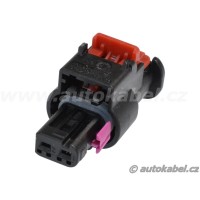 Těleso konektoru TE HPF 2F, černé, 4K0973702A