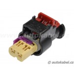 Těleso konektoru TE HPF 2F, světle hnědé Těleso konektoru TE HPF 2F, světle hnědé