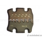 Lisovací čelisti pro kleště PAD-12 / 0.35 - 2.5 mm²