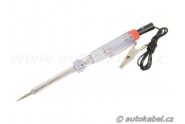 Autoelektrikářská zkoušečka malá, žárovková 12 - 24V DC