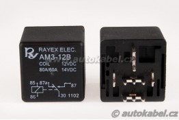 Relé přepínací, 12V/80A do DPS