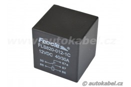 Relé přepínací 12V DC 40/30A 5pin, FOOCLE bez úchytky.