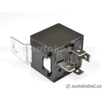 Relé přepínací 12V DC 40/30A 5pin s úchytkou, FOOCLE.